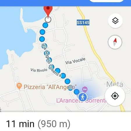 Frühstückspension Villino L'aranceto Sorrentino Meta